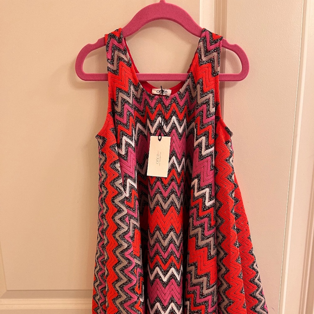 Designer Girls' Twirly Dress - ONCE Boutique, size 10, Fully Lined, NWT